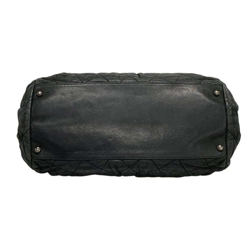 ★SOLD★ Chanel Shoulder Bag Quilted Black Chain Vintage Silver - Picture 5 of 15
